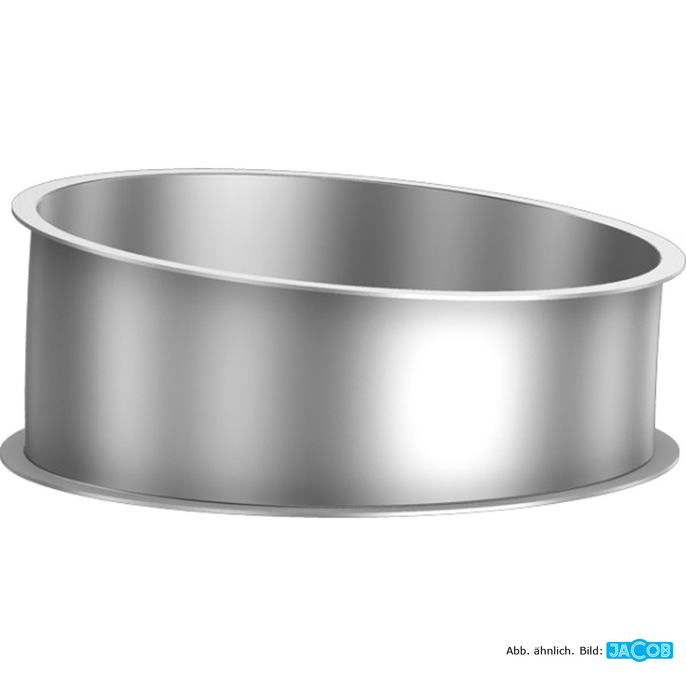 Rohr Segment 5 Grad D=100 mm, 1 mm verzinkt Rohr Segment 5 Grad D=100 mm, 1 mm verzinkt