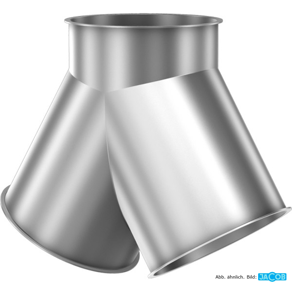 Hosenrohr 60 Grad, D=150 mm, 1.5 mm grundiert Hosenrohr 60 Grad, D=150 mm, 1.5 mm grundiert