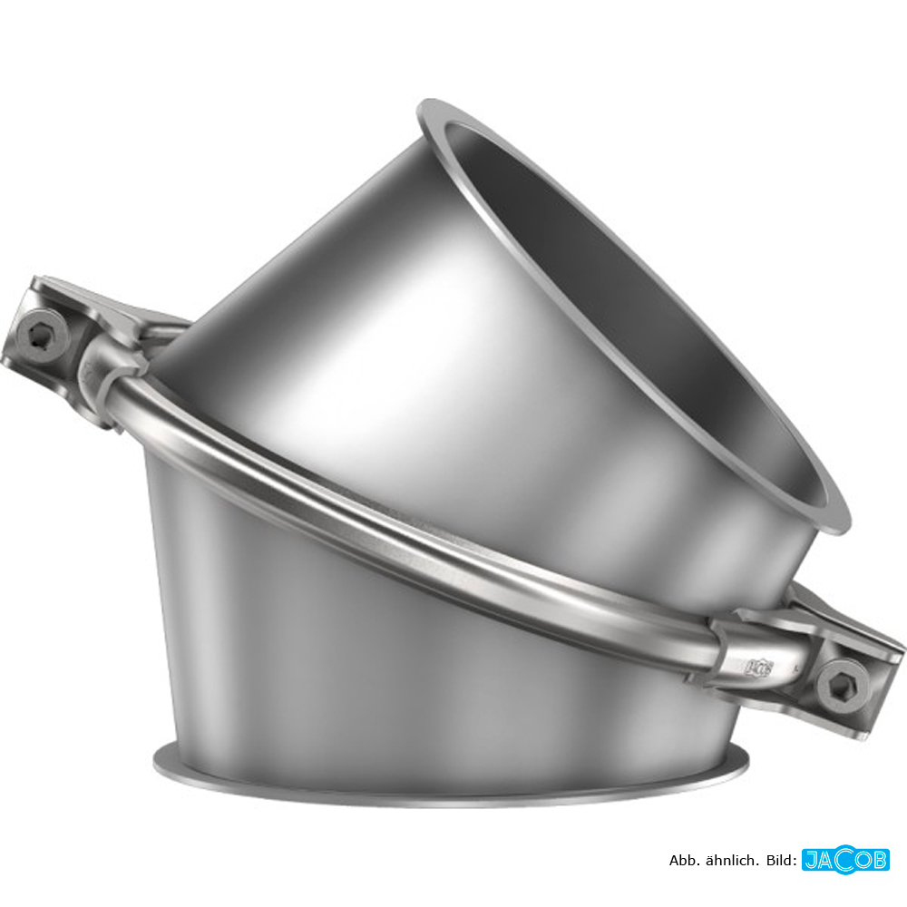 Gelenkrohr von 0 bis 45 Grad, D=100 mm, 1.5 mm grundiert Gelenkrohr von 0 bis 45 Grad, D=100 mm, 1.5 mm grundiert