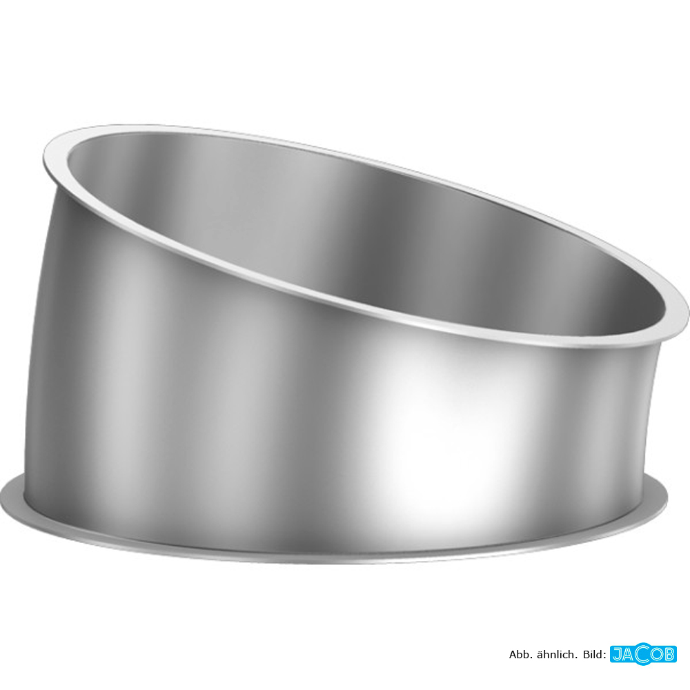 Rohr Segment 15 Grad D=120 mm, 1 mm grundiert Rohr Segment 15 Grad D=120 mm, 1 mm grundiert