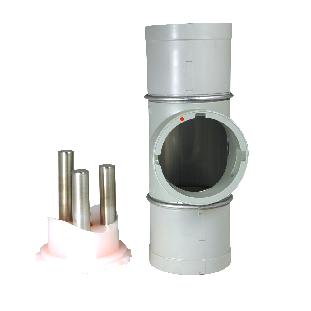 Fühlstutzen mit Neodym-Magnetrost, 100 mm Durchmesser Fühlstutzen mit Neodym-Magnetrost, 100 mm Durchmesser